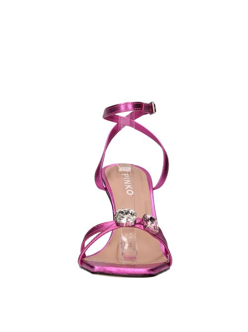 Sandali in pelle PINKO | TRICHOPILIA NAPPA LAM.FUXIA